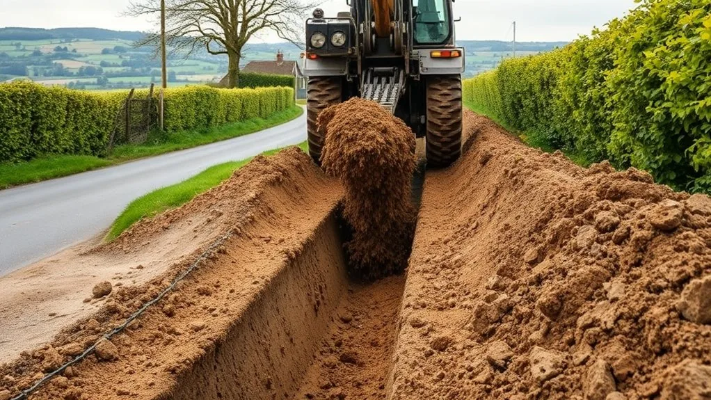 Chain Trenching in Ditton | Fast, Clean Trench Excavation