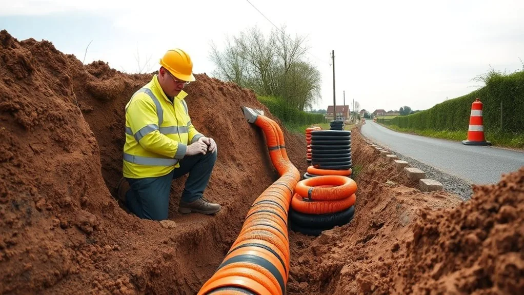 Electric Ducting Installation in Ditton | Power Supply Cable Ducting
