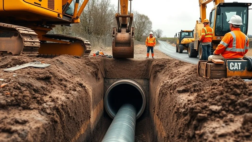 Pipe Ramming in Ditton | Driving Pipes Under Roads, Walls & Buildings